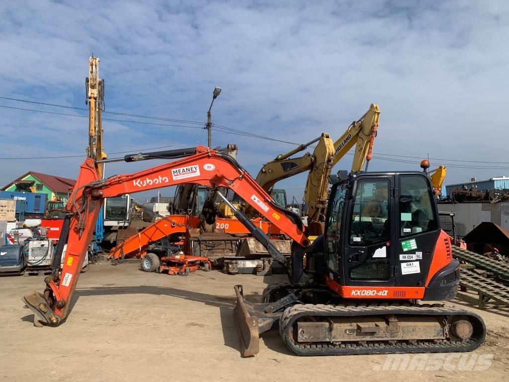 Kubota KX 080-4A Midi excavators  7t - 12t