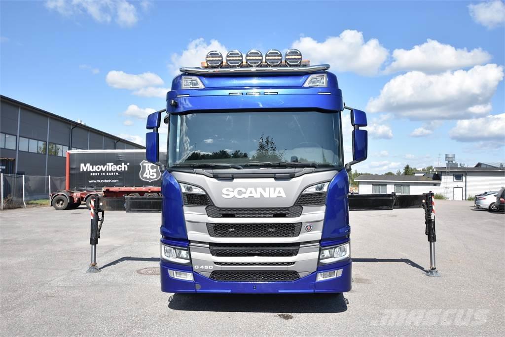Scania G450 8X4 Crane trucks