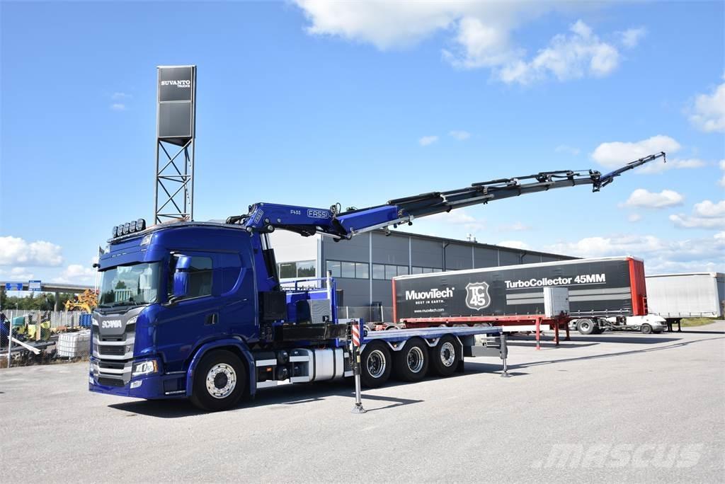 Scania G450 8X4 Crane trucks