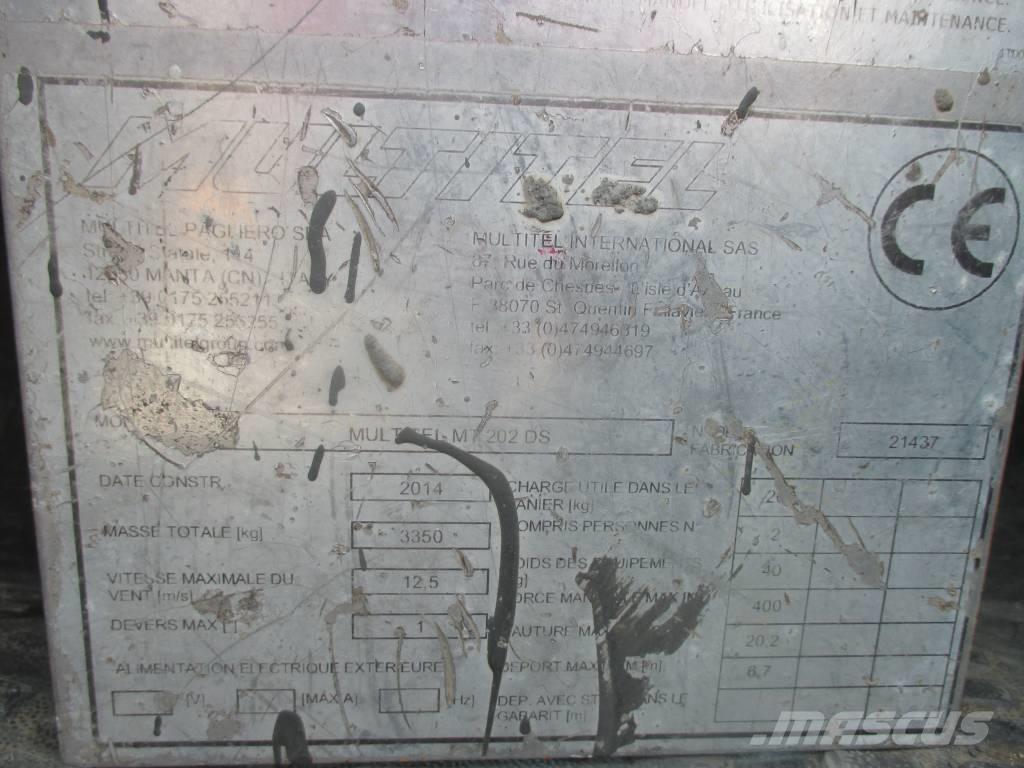 Multitel MT 202 DS Truck & Van mounted aerial platforms