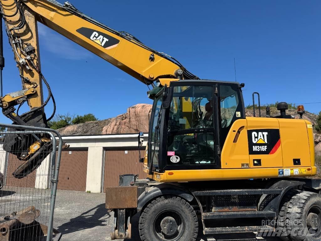 CAT M316F Wheeled excavators