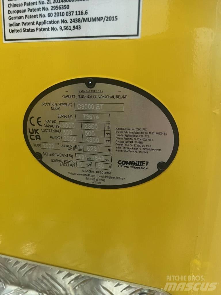 Combilift C3000ET Electric forklift trucks