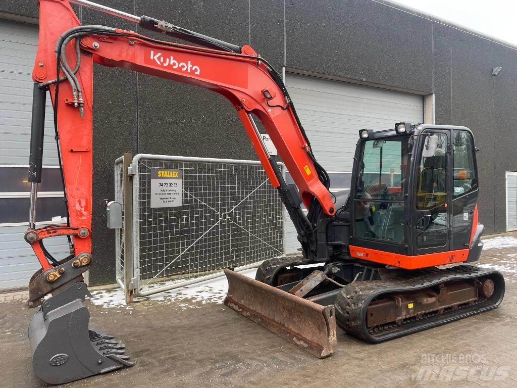 Kubota KX080-4a Midi excavators  7t - 12t