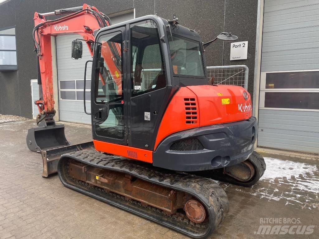 Kubota KX080-4a Midi excavators  7t - 12t