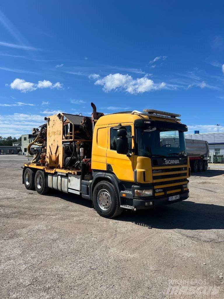 Scania 124 G 420 Piling rigs