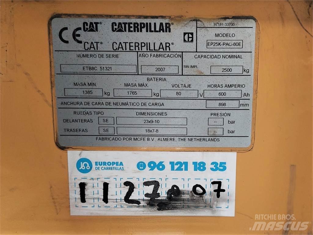 CAT EP25K PAC Electric forklift trucks