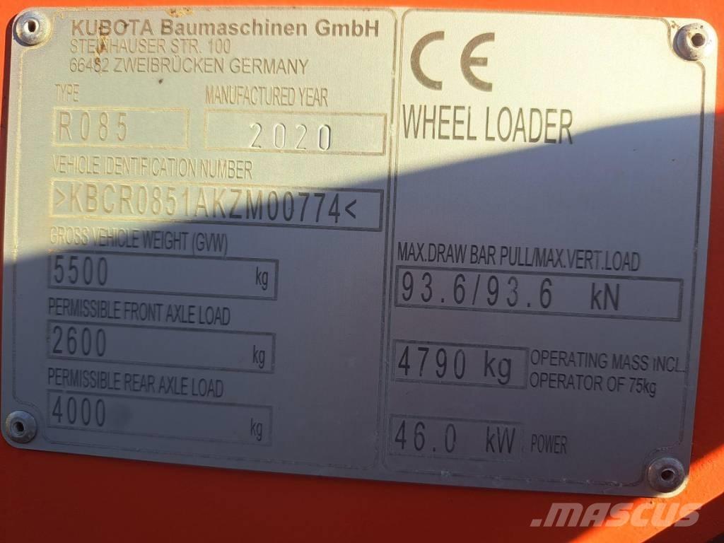 Kubota R 085 Wheel loaders