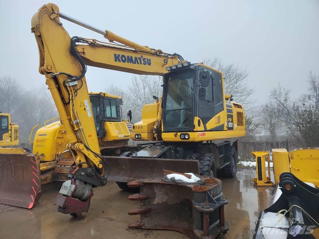 Komatsu PW180-11 Wheeled excavators