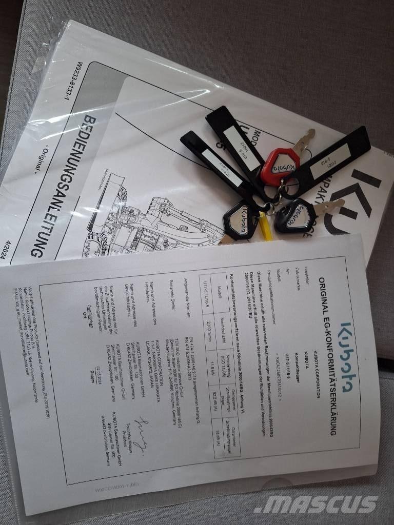 Kubota U 18-5 Mini excavators < 7t (Mini diggers)