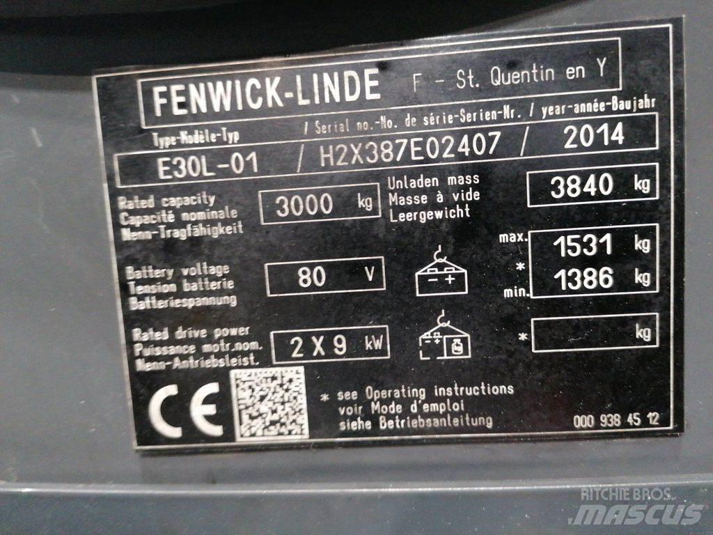 Linde E30L-01 Electric forklift trucks