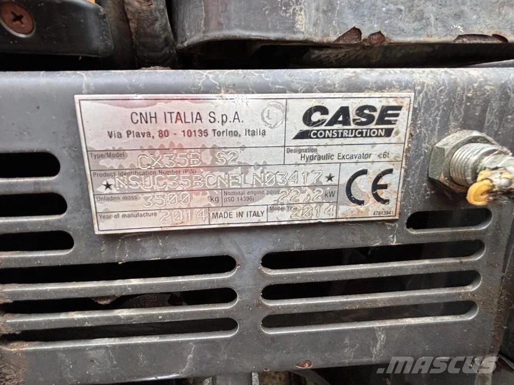 CASE CX35B Mini excavators < 7t (Mini diggers)