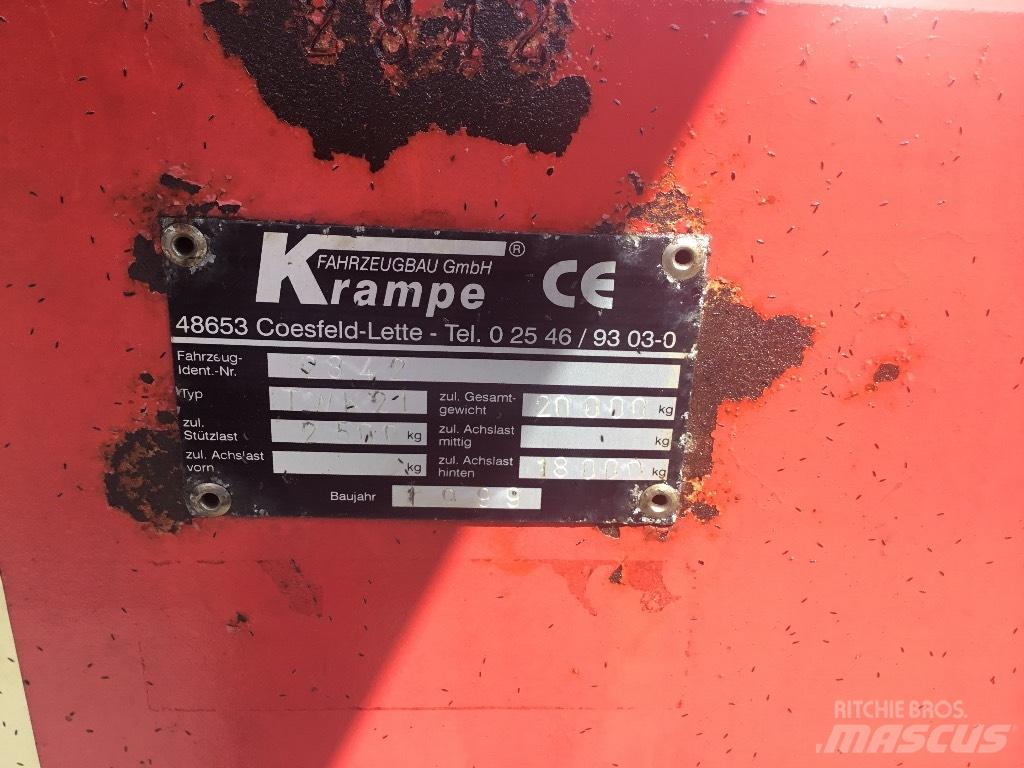 Krampe TWK21 Tipper trailers