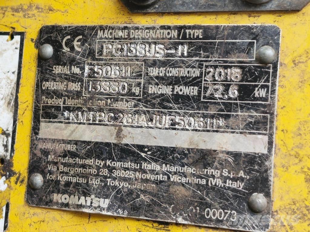 Komatsu PC 138 US-11 Crawler excavators