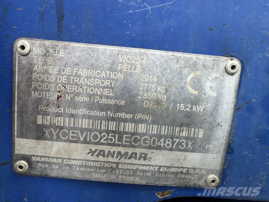 Yanmar Vio 25-4 Mini excavators < 7t (Mini diggers)