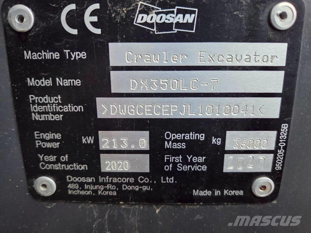 Develon DX 350 LC-7 Crawler excavators