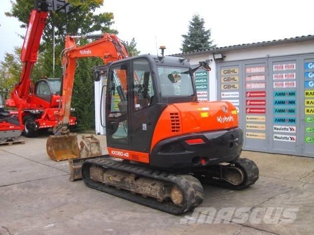 Kubota KX080-4a Crawler excavators