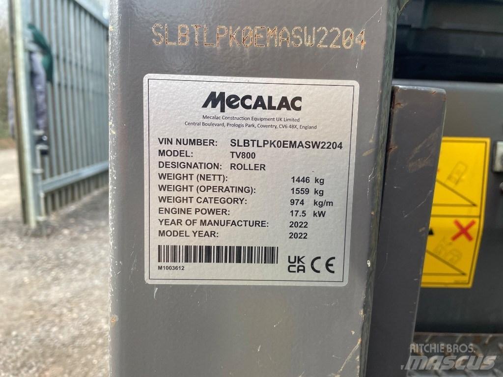 Mecalac TV 800 Twin drum rollers