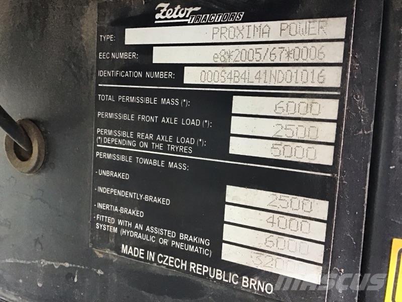 Zetor Proxima 120 Tractors