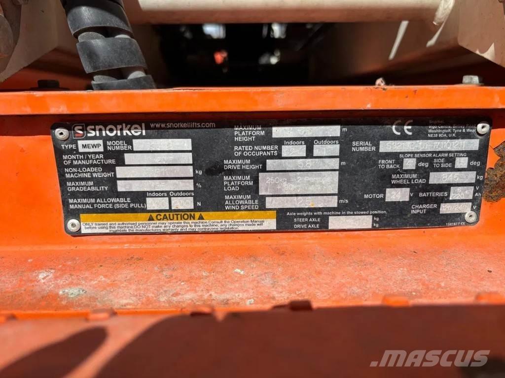 Snorkel S3219E Scissor lifts