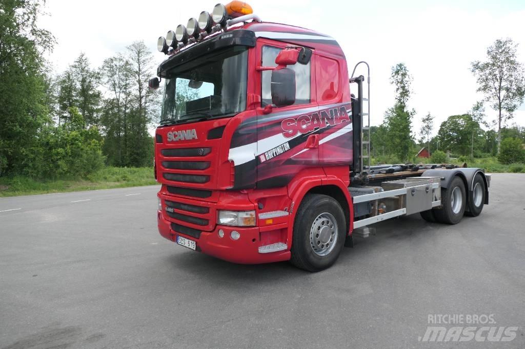 Scania R480lb6x2hsz Hook lift trucks