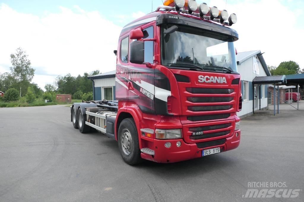 Scania R480lb6x2hsz Hook lift trucks