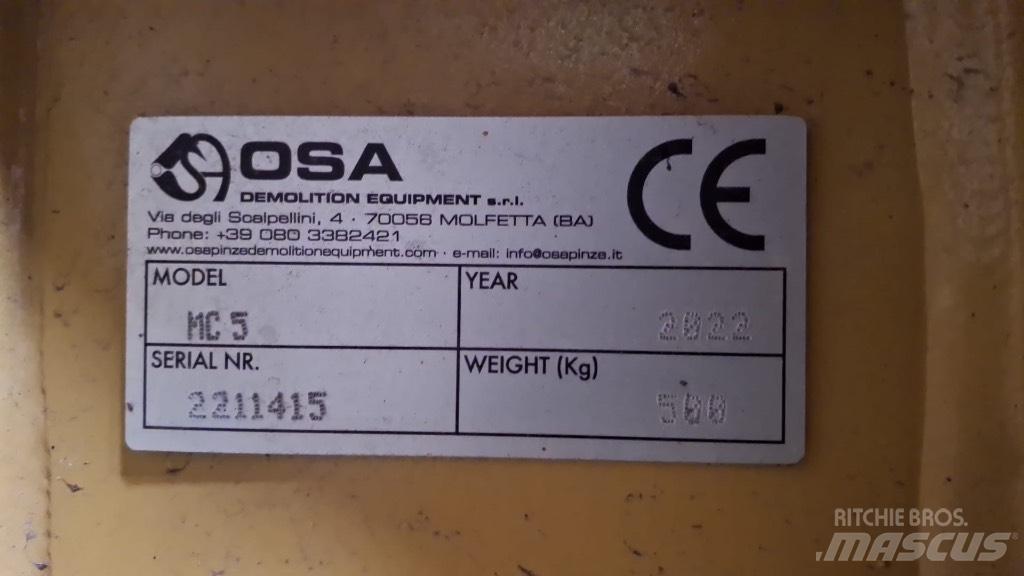 OSA MC5 Pulveriser  (Demolition Crusher ) 