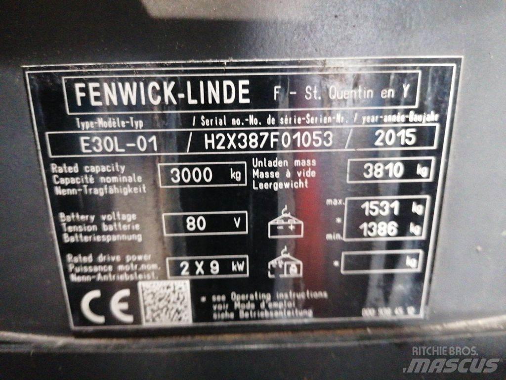 Linde E30L-01 Electric forklift trucks