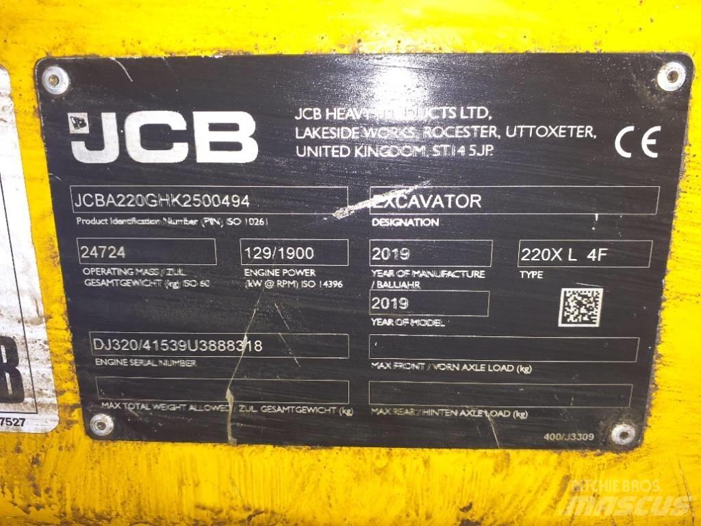 JCB 220X LC Crawler excavators