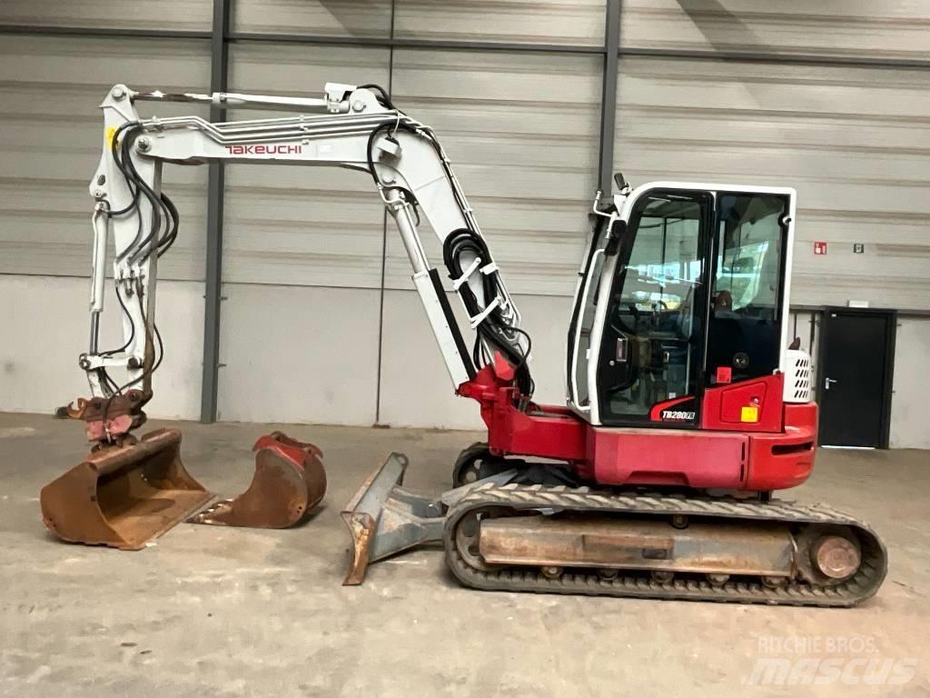 Takeuchi TB 280 FR Midi excavators  7t - 12t