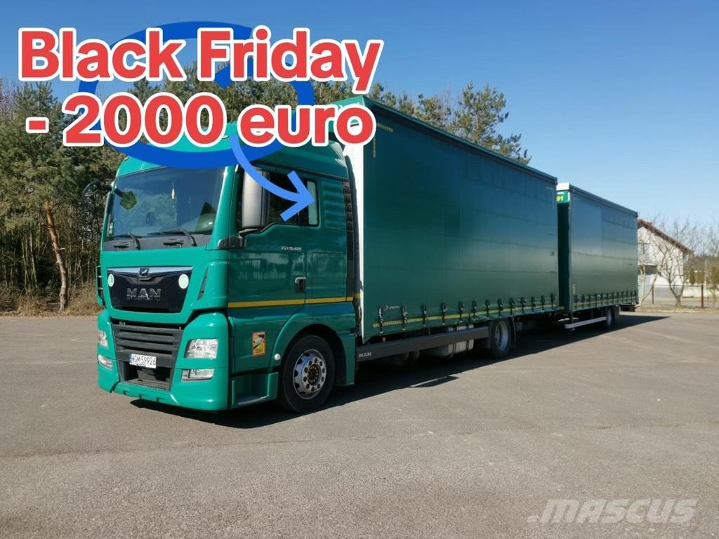 MAN TGX 18.420 Curtainsider trucks