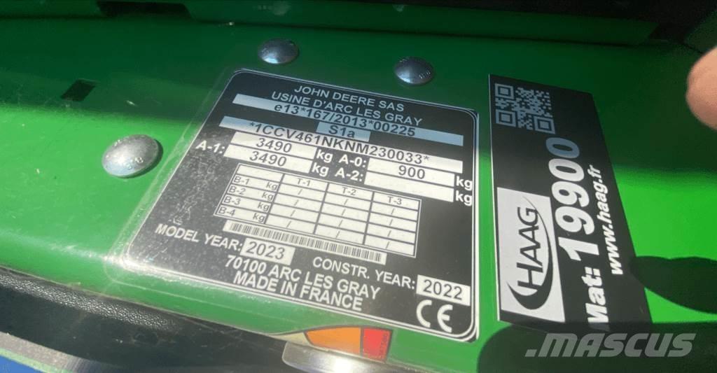 John Deere V461M Round balers