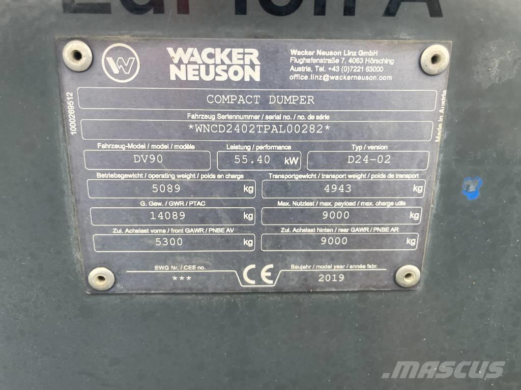 Wacker Neuson DV 90 Site dumpers