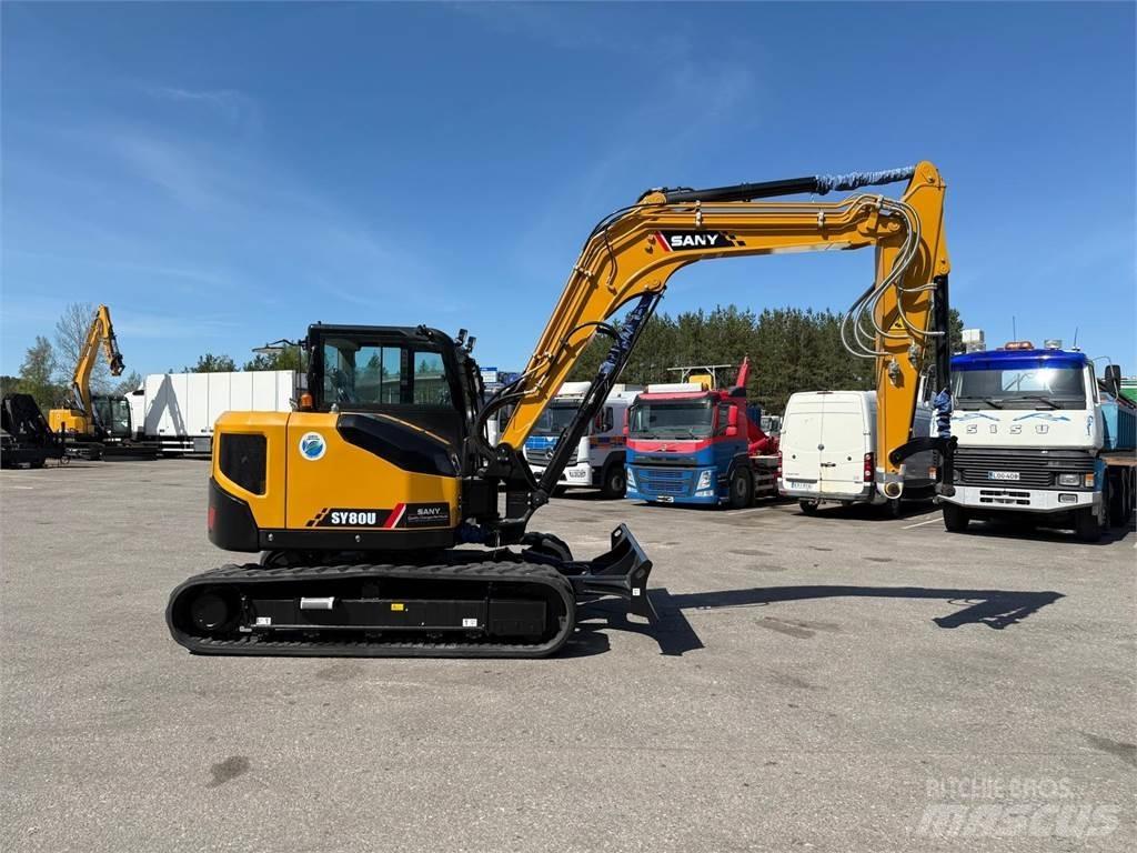 Sany SY80U Midi excavators  7t - 12t