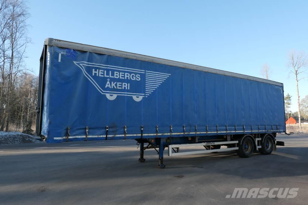 Montracon C2a Curtainsider semi-trailers