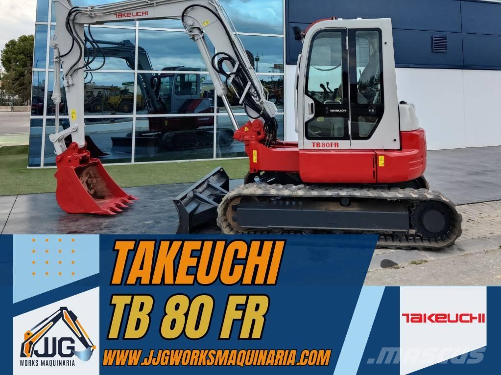 Takeuchi TB 80 FR Midi excavators  7t - 12t