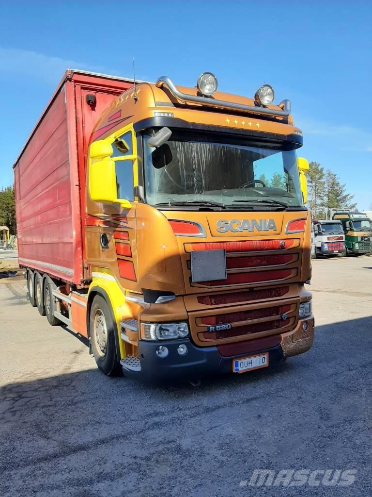 Scania R 520 Curtainsider trucks