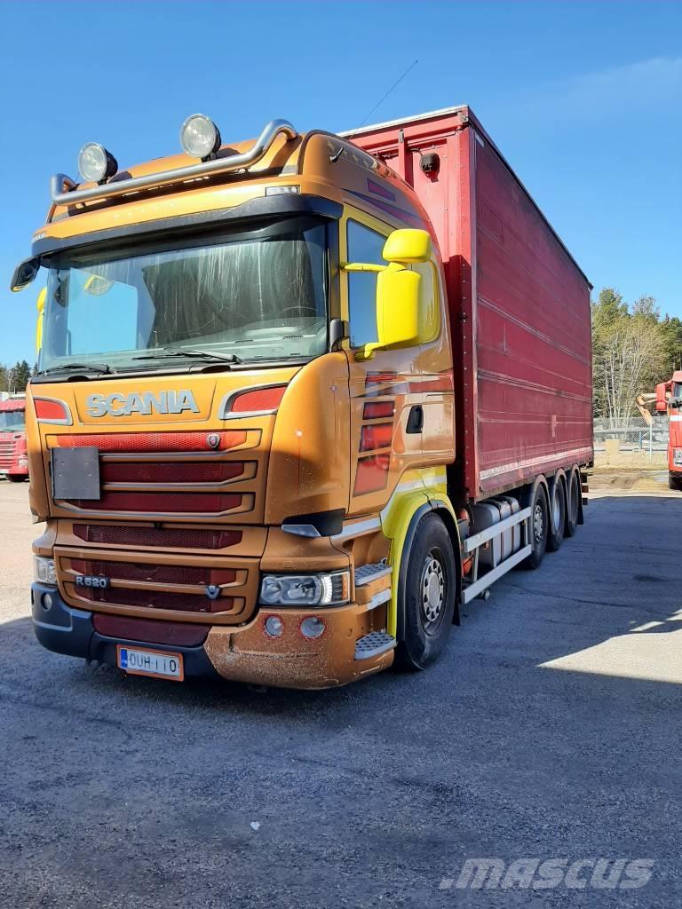 Scania R 520 Curtainsider trucks