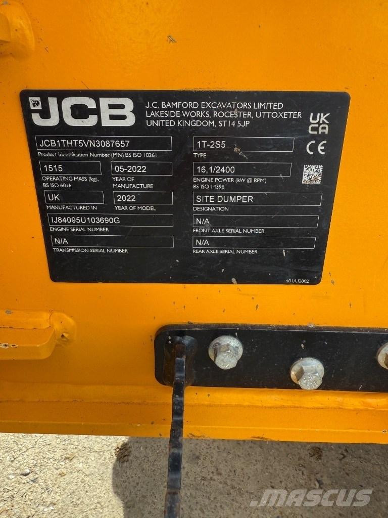 JCB 1 T Site dumpers