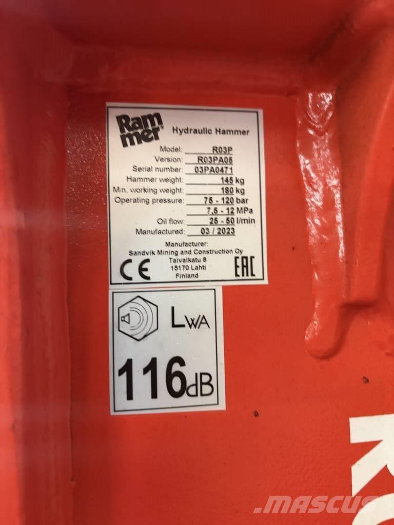Rammer R03P Hammers / Breakers
