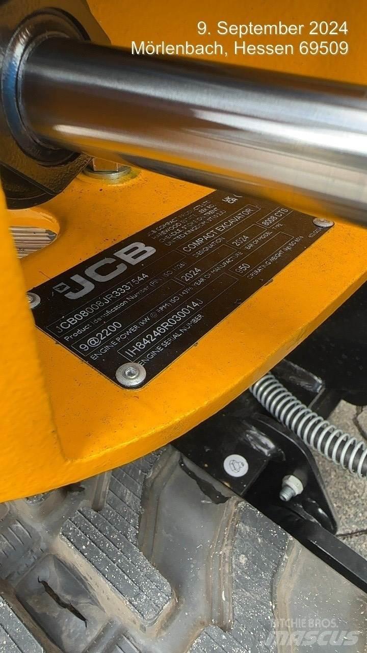 JCB 8008CTS Mini excavators < 7t (Mini diggers)