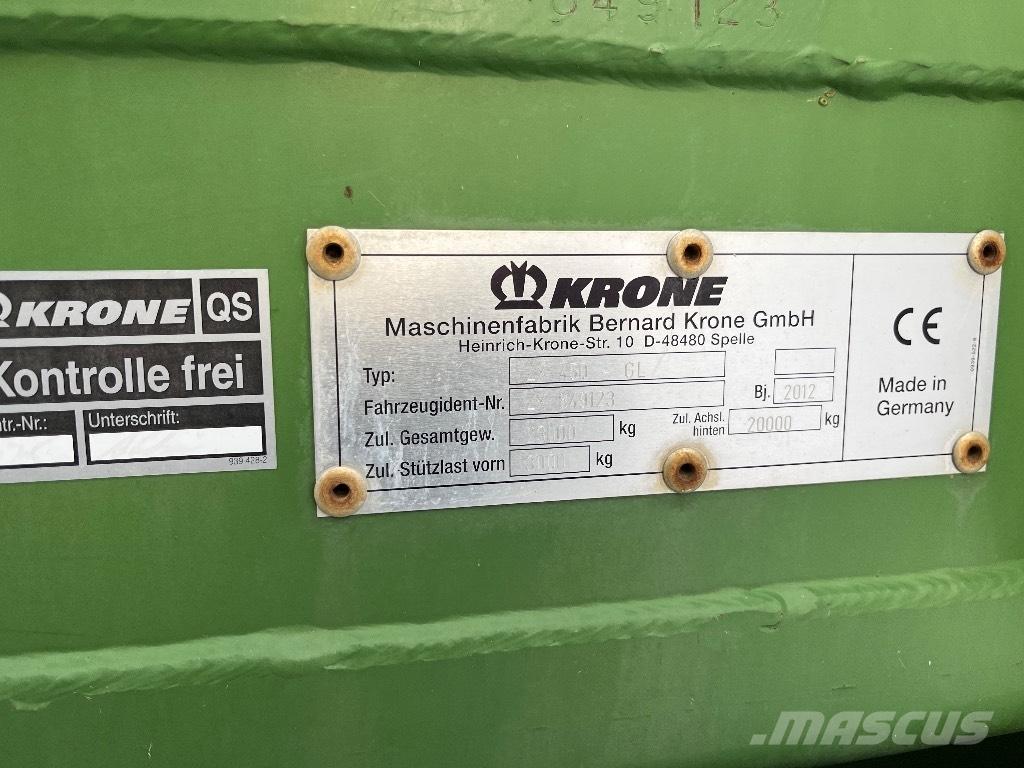 Krone ZX 450 GL Self loading trailers