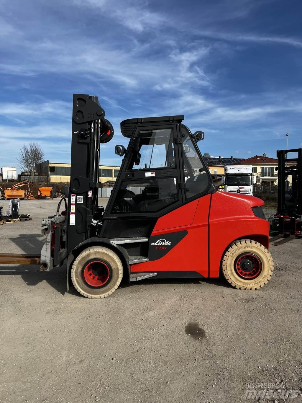 Linde E80/900 Electric forklift trucks