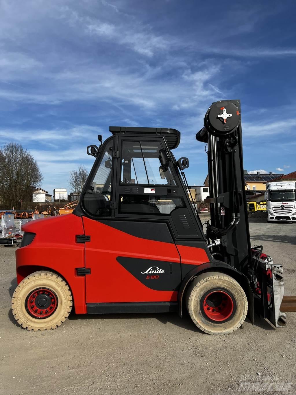Linde E80/900 Electric forklift trucks