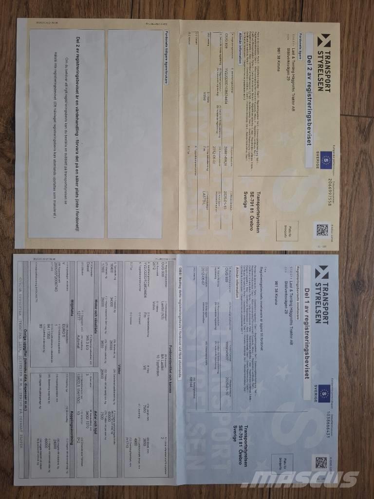 Volvo FM 460 Tipper trucks