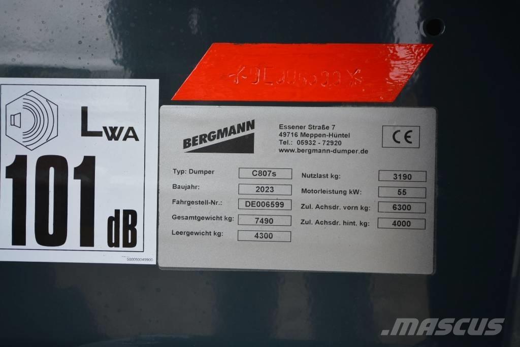 Bergmann C 807 s Articulated Dump Trucks (ADTs)