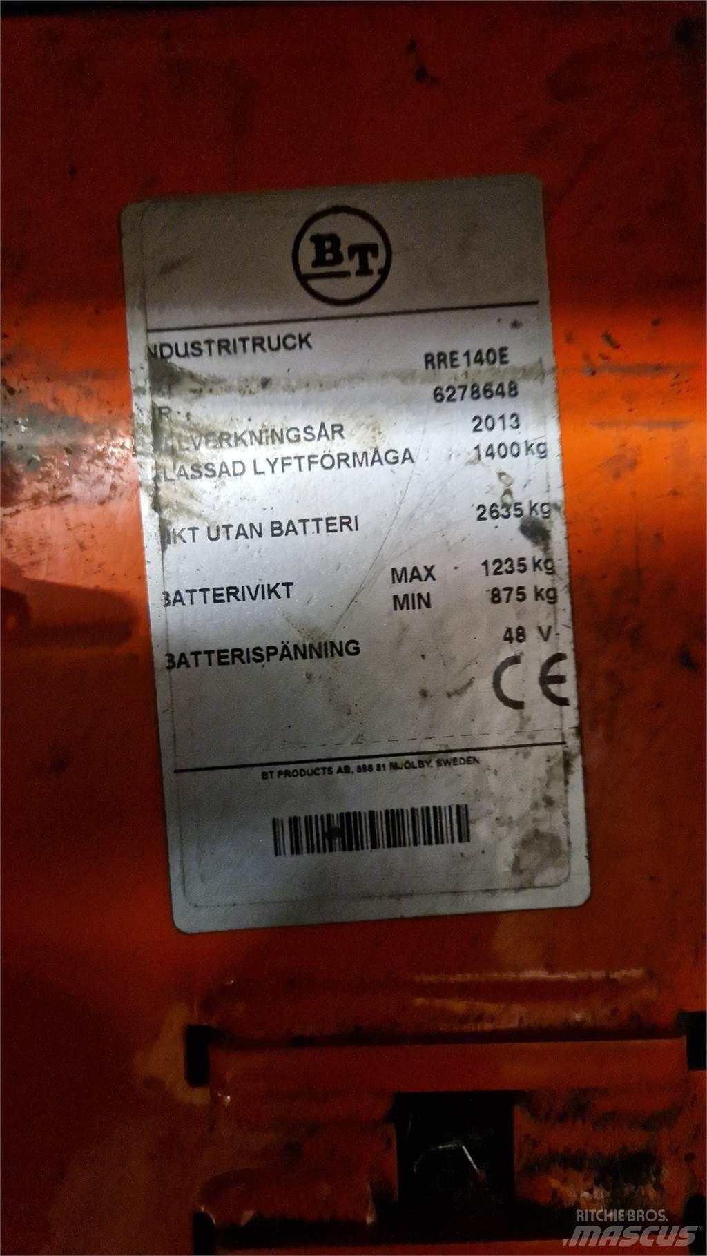 BT RRE140E Reach trucks