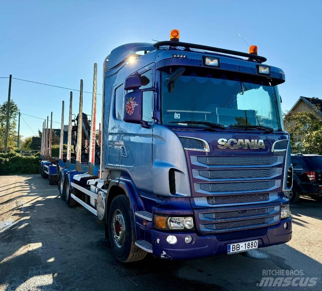 Scania R 500 Timber trucks