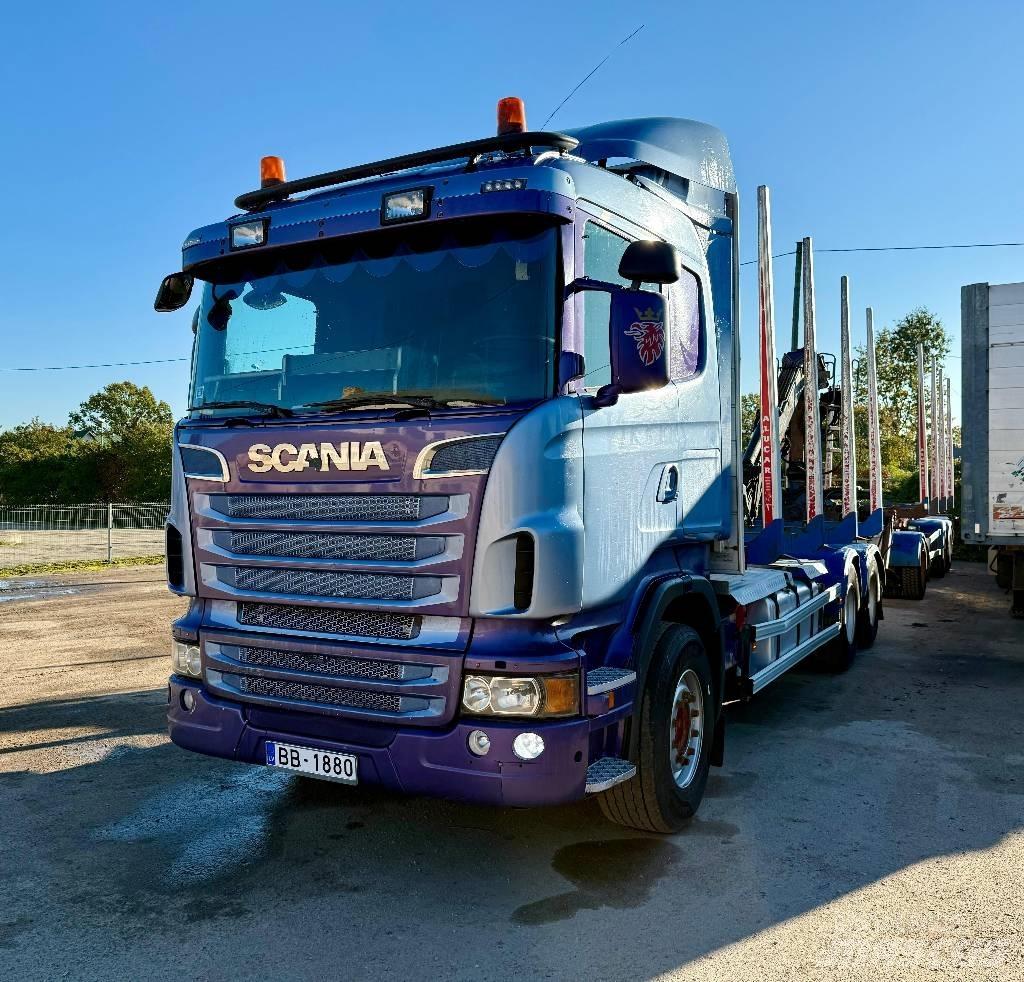 Scania R 500 Timber trucks