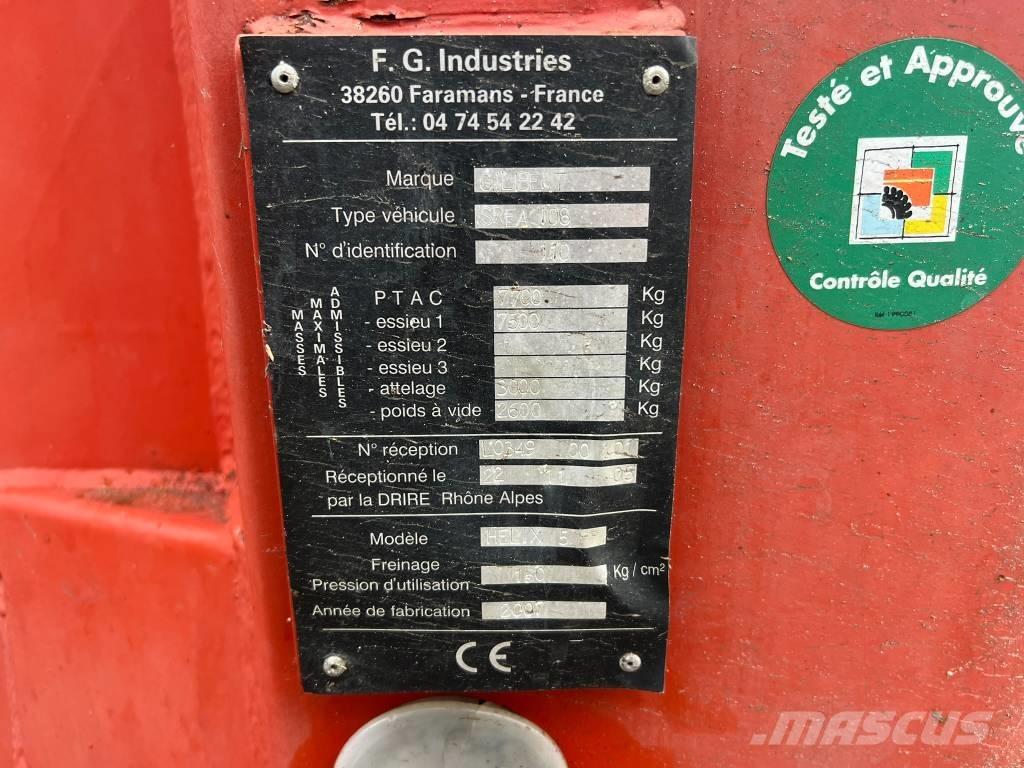 Gilibert Helix 5 Manure spreaders