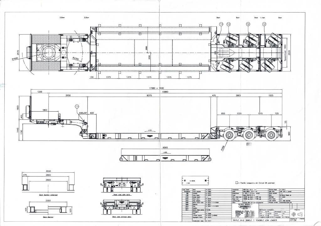 Broshuis Low loader Low loader-semi-trailers